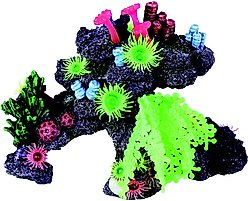 Penn-Plax Coral Reef Aquarium Decoration Fish Ornament, Multicolor, Large