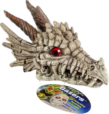 Show full view: Penn-Plax Deco-Replicas Dragon Skull Gazer Aquarium Fish Ornament, Small slide 2 of 3
