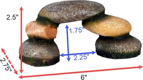 Show full view: Penn-Plax Deco-Replicas Rock-Scape Aquarium Resin Decoration Fish Ornament, Small slide 5 of 7