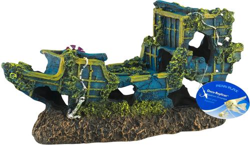 Show full view: Penn-Plax Deco-Replicas Sunken Treasure Ship Fish Ornament, Medium slide 8 of 8