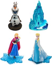 Penn-Plax Frozen Mini Resin Bundle Aquarium Decoration Set, 4-pack