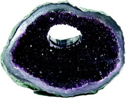 Penn-Plax Geode Crystal Fish Ornament, Purple