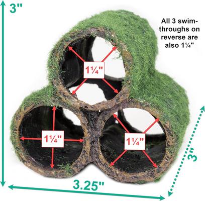 Show full view: Penn-Plax Hideaway Pipes Aquarium Ornament slide 5 of 9