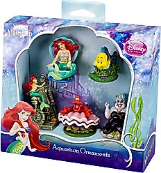 Penn-Plax Little Mermaid Mini Resin Aquarium Ornament, 5 count