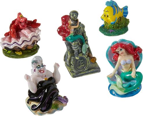 Show full view: Penn-Plax Little Mermaid Mini Resin Aquarium Ornament, 5 count slide 2 of 3
