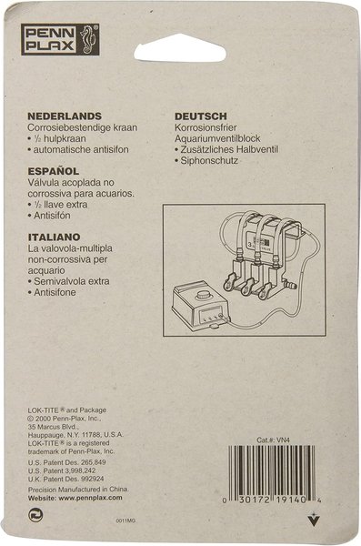 Show full view: Penn-Plax Lok-Tite Air Regulator Gang Fish Valve, Green, 4 count slide 3 of 3