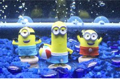 Penn-Plax Minions Mini Resin Bundle Aquarium Decoration Set, 3-pack slide 2 of 8