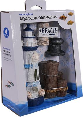 Show full view: Penn-Plax Nautical Aquarium Kit Fish Ornament slide 3 of 4