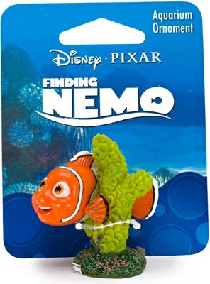 Show full view: Penn-Plax Nemo with Green Coral Aquarium Ornament slide 3 of 3