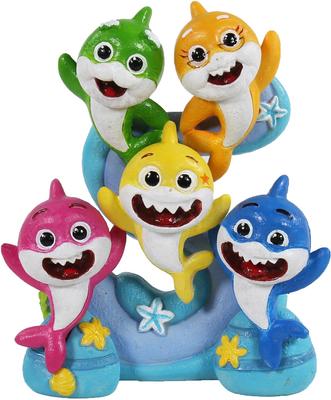 Show full view: Penn-Plax Nickelodeon Baby Shark Family Aquarium Decoration, Small slide 1 of 3