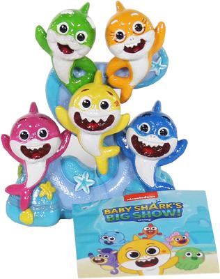 Show full view: Penn-Plax Nickelodeon Baby Shark Family Aquarium Decoration, Small slide 2 of 3