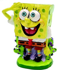 Penn-Plax Officially Licensed SpongeBob SquarePants Character Combo Fish Ornament, Multicolor slide 2 of 8