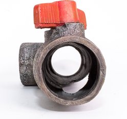 Penn-Plax Pipe Hideaway Fish Ornament, X-Large, Grey slide 2 of 5