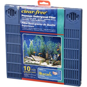 Penn-Plax Premium Underground Aquarium Filter, 10-gal