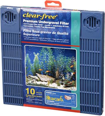 Show full view: Penn-Plax Premium Underground Aquarium Filter, 10-gal slide 1 of 11