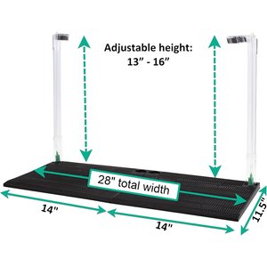 Penn-Plax Premium Underground Aquarium Filter, 29-gal