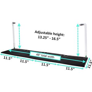 Penn-Plax Premium Underground Aquarium Filter, 55-gal