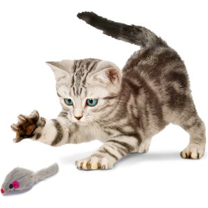 Penn-Plax Purr Pet Bag of Mice Cat Toy, Color Varies, 12 count