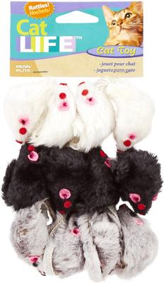 Show full view: Penn-Plax Purr Pet Bag of Mice Cat Toy, Color Varies, 12 count slide 8 of 10