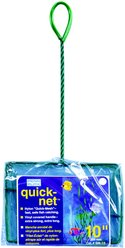 Penn-Plax Quick-Net Aquarium Fish Net, Blue/Green