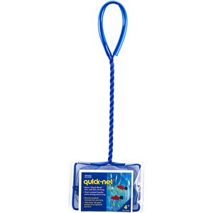 Penn-Plax Quick-Net Fish Tank Aquarium Catch Net, 4-in