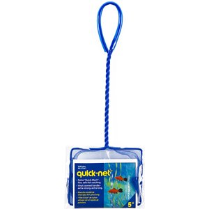 Penn-Plax Quick-Net Fish Tank Aquarium Catch Net, 5-in