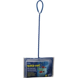 Penn-Plax Quick-Net Fish Tank Aquarium Catch Net, 8-in
