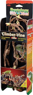Show full view: Penn-Plax Reptology Flexible Climbing Vine with Leaves, 5-ft, Brown slide 2 of 3