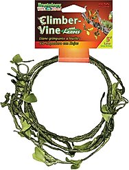 Penn-Plax Reptology Leafy Climber Terrarium Vines, 5-ft, Green