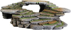 Penn-Plax Reptology Shale Scape Step Ledge & Cave Lizard Hideout, Large