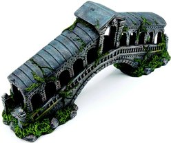 Penn-Plax Rialto Bridge Fish Ornament, Medium