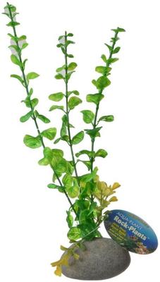 Show full view: Penn-Plax Rock Fish Plant, 12-in H, Green slide 5 of 5