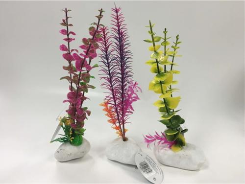 Show full view: Penn-Plax Rock Fish Plant, 12-in H, Multicolor slide 5 of 5