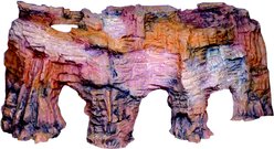 Penn-Plax Rock Grotto Aquarium Fish Ornament, Medium, Brown