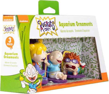 Show full view: Penn-Plax Rugrats 3-Piece Aquarium Decoration Fish Ornament, Small, Multicolor slide 3 of 4