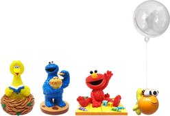 Penn-Plax Sesame Street Aquarium Ornament Set, 4 count