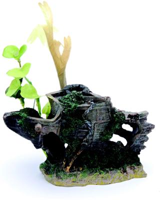 Show full view: Penn-Plax Shipwreck Front Fish Ornament, Small, Multicolor slide 1 of 1