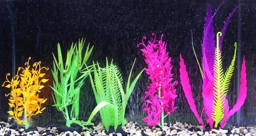 Show full view: Penn-Plax Silicone Flow Plant Bundle, 5 count slide 2 of 2