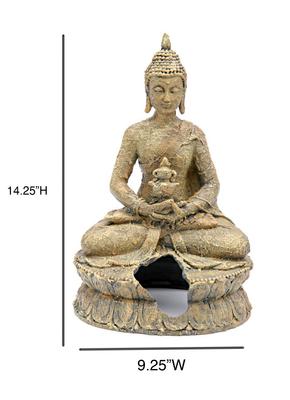 Show full view: Penn-Plax Sitting Buddha Aquarium Decor slide 2 of 5