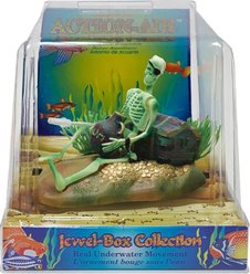 Penn-Plax Skeleton Treasure Aquarium Ornament slide 2 of 3