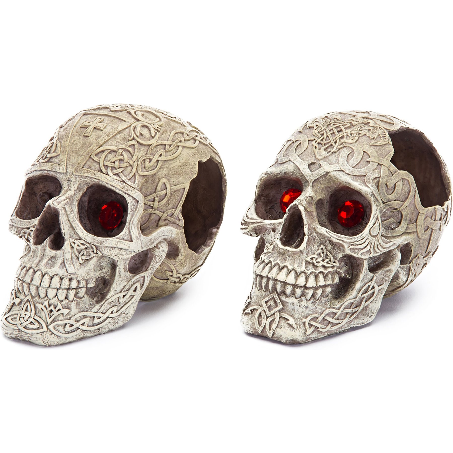 Penn-Plax Skull Gazers Aquarium Ornament, 1 count