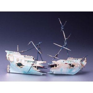fish tank accessories shipwreck UNEAK Ornaments by imagitarium The Pirate Ship Aquarium Decoration