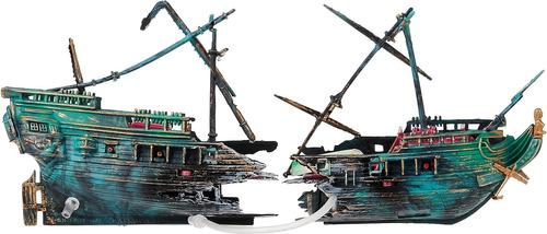 Show full view: Penn-Plax Split Shipwreck Aquarium Ornament slide 4 of 7