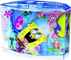 Penn-Plax Spongebob Betta Aquarium Kit, 0.5-gal