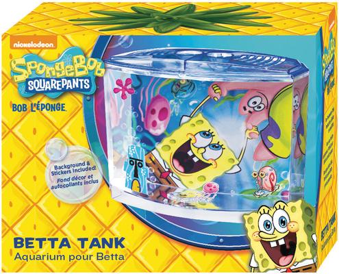 Show full view: Penn-Plax Spongebob Betta Aquarium Kit, 0.5-gal slide 3 of 3