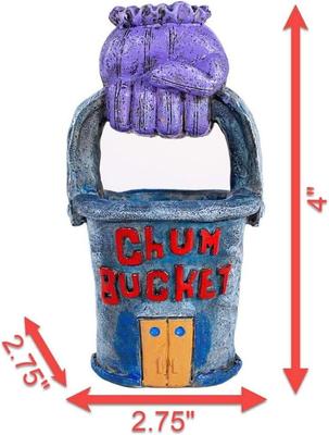 Show full view: Penn-Plax SpongeBob Chum Bucket Aquarium Ornament slide 5 of 9