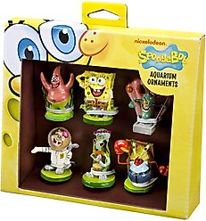 Penn-Plax SpongeBob Mini Resin Gift Aquarium Ornament, 6 count slide 2 of 5