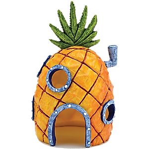 Penn-Plax SpongeBob Pineapple Home Aquarium Ornament, 6.5-in