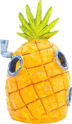 Show full view: Penn-Plax SpongeBob Pineapple Home Aquarium Ornament, 6.5-in slide 3 of 10