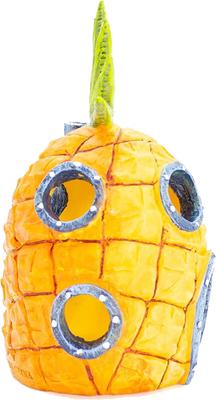 Show full view: Penn-Plax SpongeBob Pineapple Home Aquarium Ornament, 6.5-in slide 4 of 10